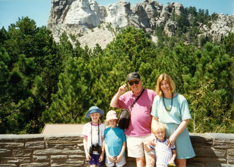 Family at Mount Rushmore SD