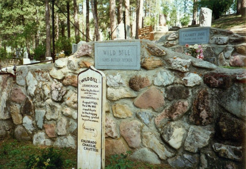 Wild Bill Hickock;.'s tombstone at Leadville