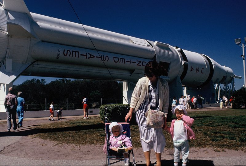 Linda, Tamara, and Rosanna at Kennedy Space Center