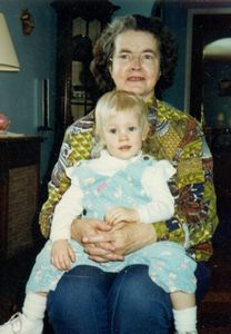 Rosanna with her Grandma Hare