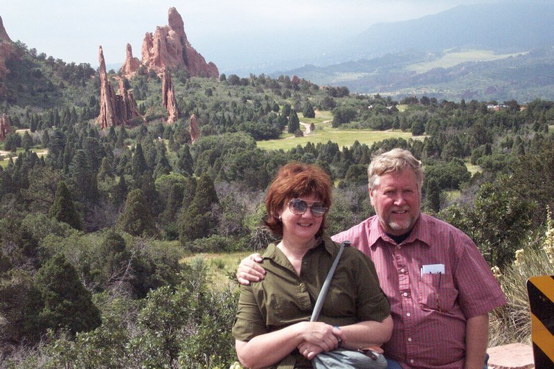 Linda and Bob at the Garden of the Gods