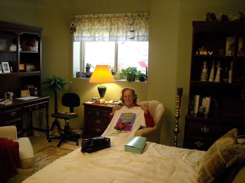 Mom in her room