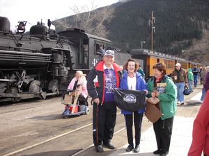 Cousins Don and Jan with Linda in Silverton