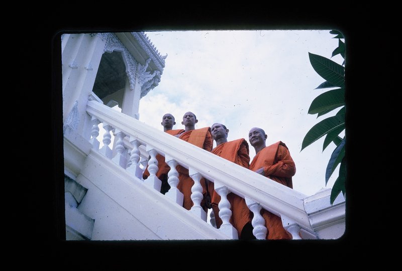 Monks at temple in Hua Hin