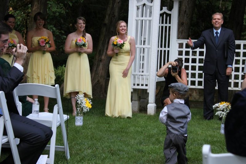 Liam, the Ring Bearer, finally shows up