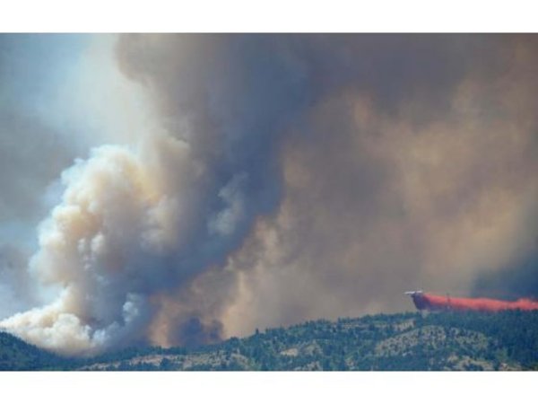 Waldo Canyon Fire with close air support