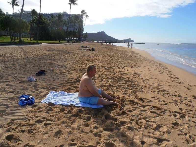 2 Bob on Waikiki Beach