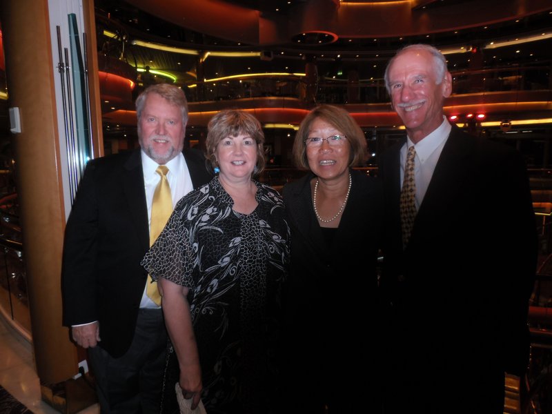 49 Bob, Linda, Betty, Mike at formal evening