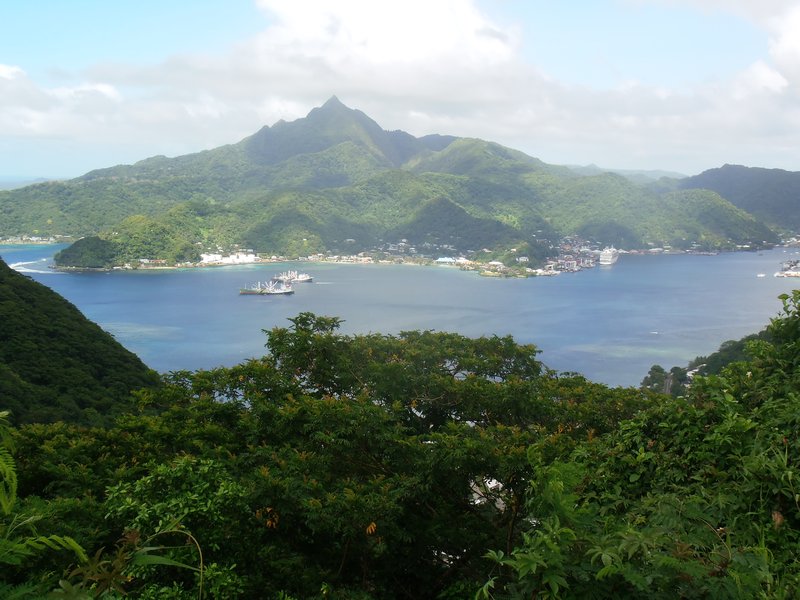 63 View of Pago Pago from the National Park