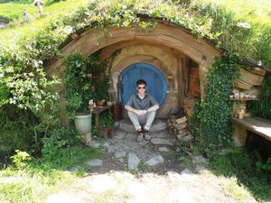 Hobbiton dwelling with Will still waiting to meet Frodo Baggins