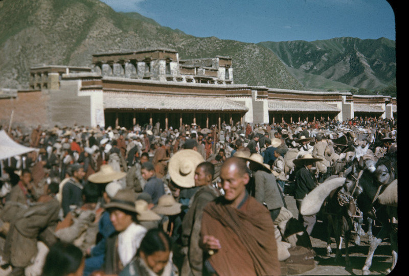 Labrang Market in 1948