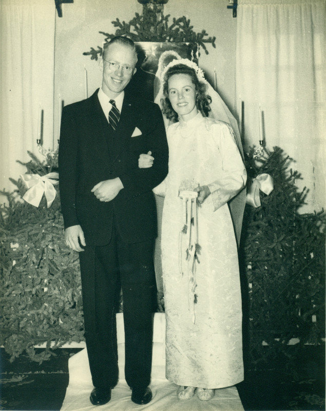 Mom and Dad just married in Jan 1949