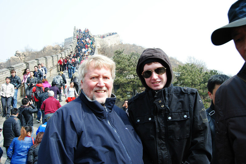 Bob and Will on the Great Wall