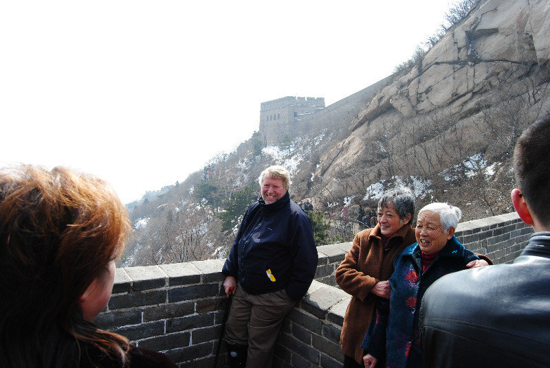 Bob at the Badaling section of the Great Wall