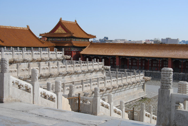 View looking north east from the Hall of Supreme Harmony