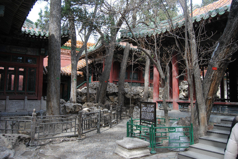 Gardens in the personal quarters of the emperor