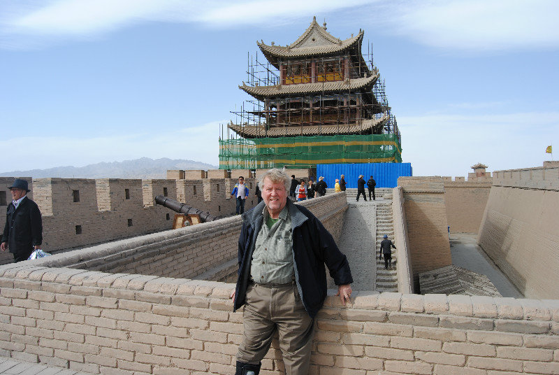 Bob at Jiayuguan Fortress
