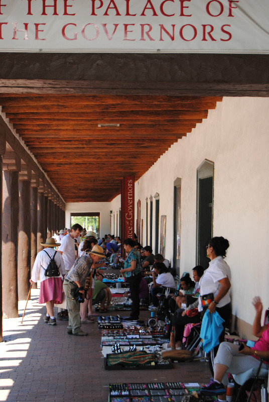 Indian Market at the Palace of the Governors in Santa Fe