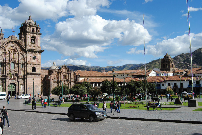 Cathedral and buildings at the main square