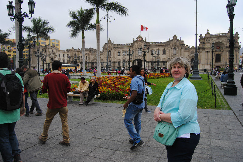 Linda at the Main Square