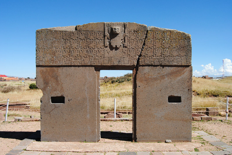Sun gate with astronomical inscriptions