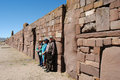 Tara, Linda and Bob at Tiwanaku