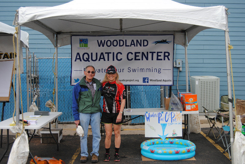 USA Pro Challenge - Steve and Nancy manning the Woodland Aquatic Project booth