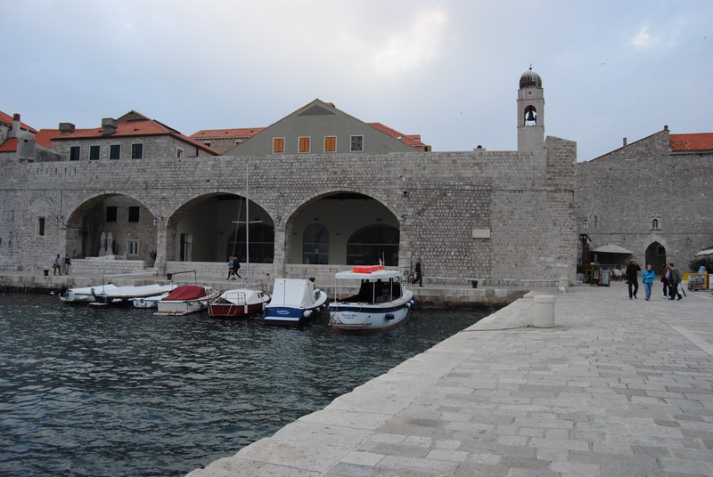 Old port area of Dubrovnik