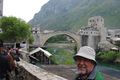 Bob at Mostar's Old Bridge