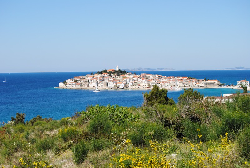 Primosten on the Dalmatian coast