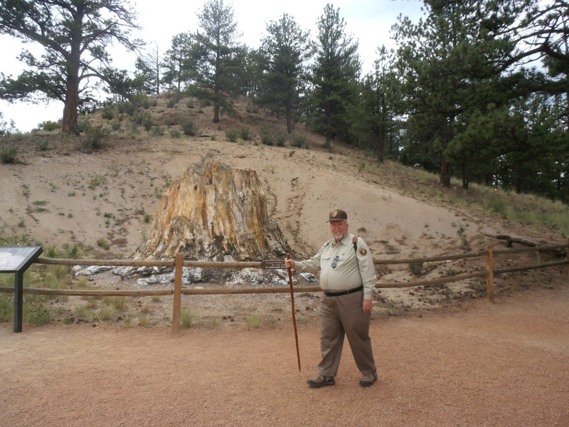 Me hiking in Florissant Fossil Beds National Monument