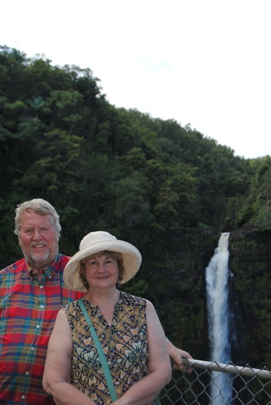 Bob and Linda at Akaka Falls State Park