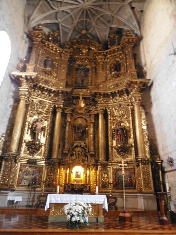 Retablo in the Iglesia Santiago in Puente la Reine