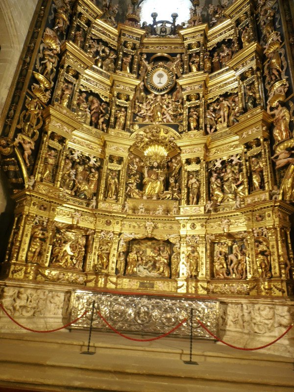 Retablo at the Santa Domingo de la Calzada cathedral