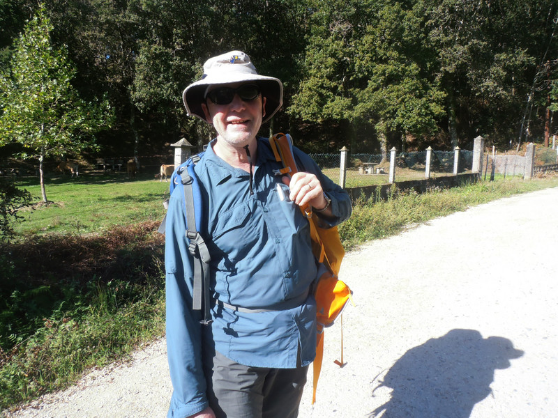 Camino angel Albie from Australia who carried my backpack up a hill