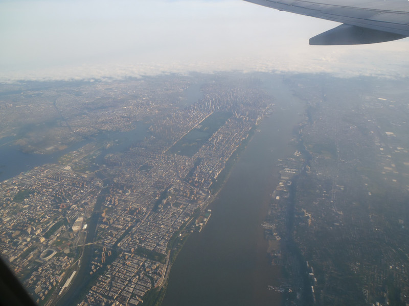 Manhattan from the plane...