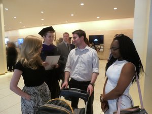 Rosanna, Will, Evan and Miriam after graduation ceremony
