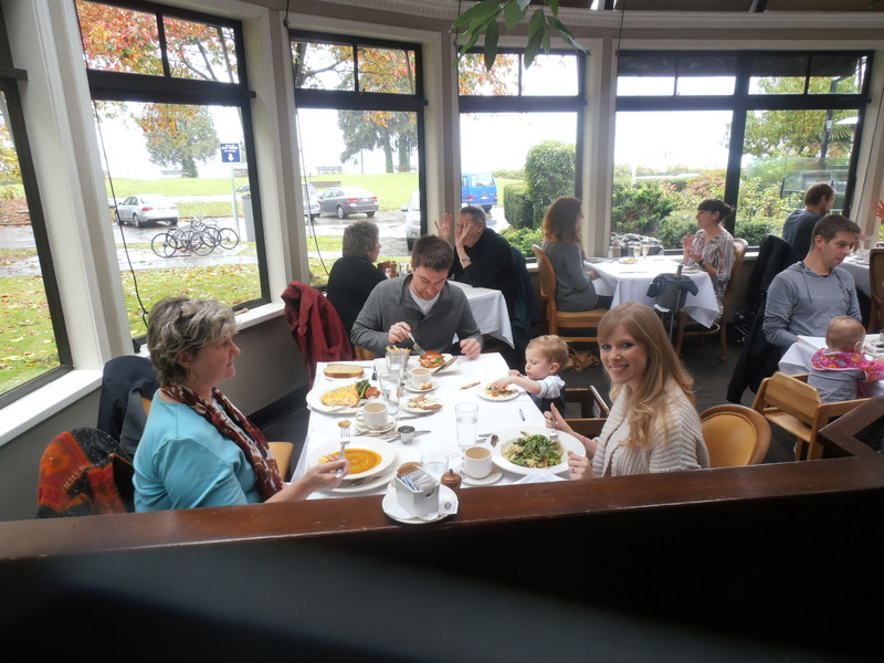 Lunch at the Tea House in Stanley Park, Vancouver