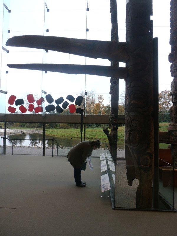 Linda at the Museum of Anthropology