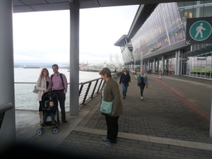 Rosanna, Connor, Evan and Linda at the Vancouver convention center