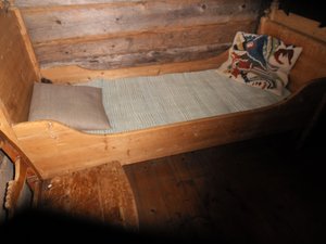 My bed at Stiklestad Farm