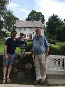 Evan, Connor and Bob in Essex, and old colonial seaport