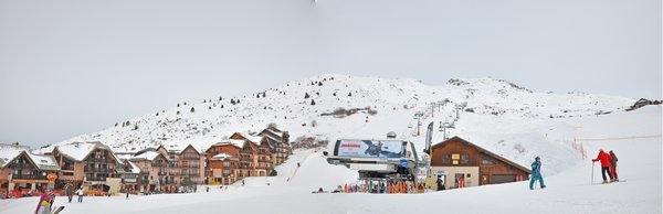 bars & ski lift to top