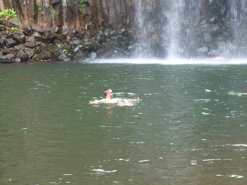 Alan at Milla Millaa falls