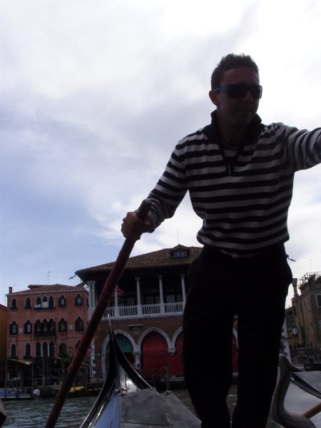 Our gondola man. | Photo