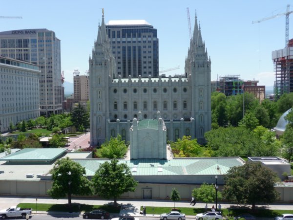 Temple Square from Conference Center Roof