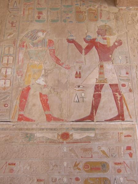 Decorations in Temple of Hatshepsut