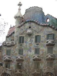 Casa Batllo - one of the Gaudi designed houses
