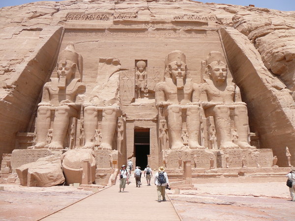 FRONT OF RAMSES II TEMPLE
