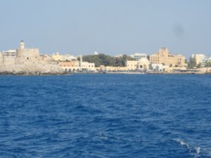 LINDOS FROM THE BOAT